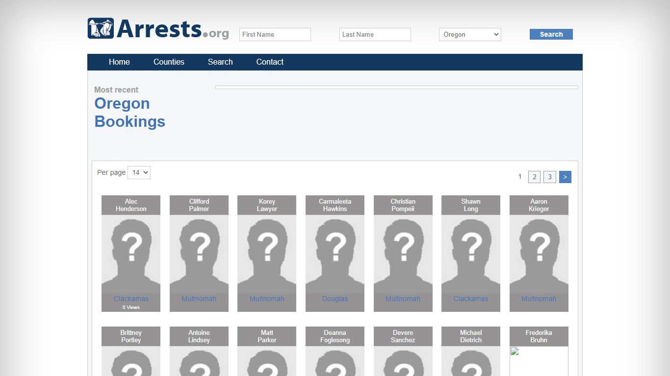 Multnomah County Arrests and Inmate Search